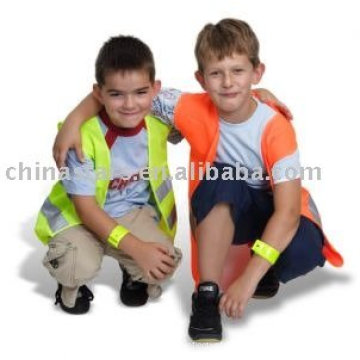 Children's high visibility reflective safety vest